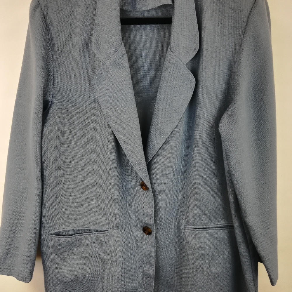 Alfred Dunner light blue women's jacket